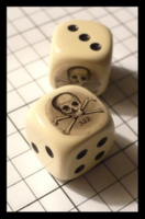 Dice : Dice - 6D - Yak Yak Skull and Bones Society - Private Sale Feb 2012